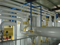 Oil extraction production line