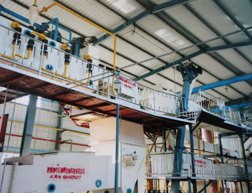 Soybean oil machine